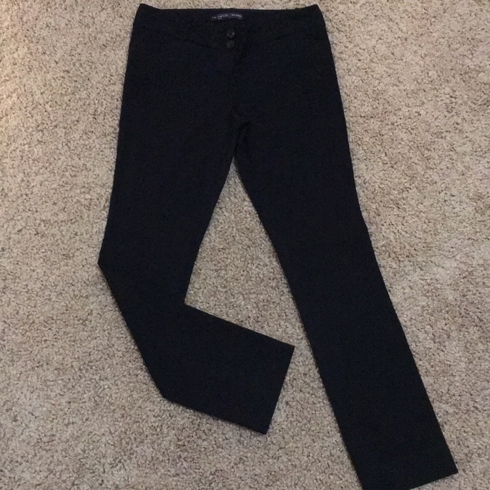The Limited Ideal stretch button black work pant
